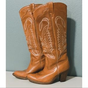 Jeffrey Campbell western knee high boots